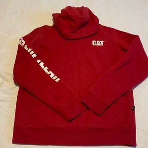 Caterpillar Red Crewneck Sweater